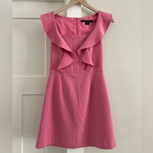 French Connection Square Neck Ruffle Dress